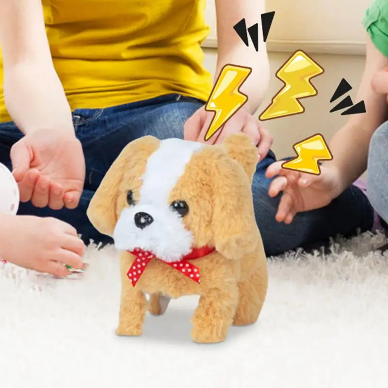 Robot Dog Toy Barking Smart Dog Robot Plush Puppy Interactive Walking Toy Electronic Robot Dog Pet Toy Children's Day Gift