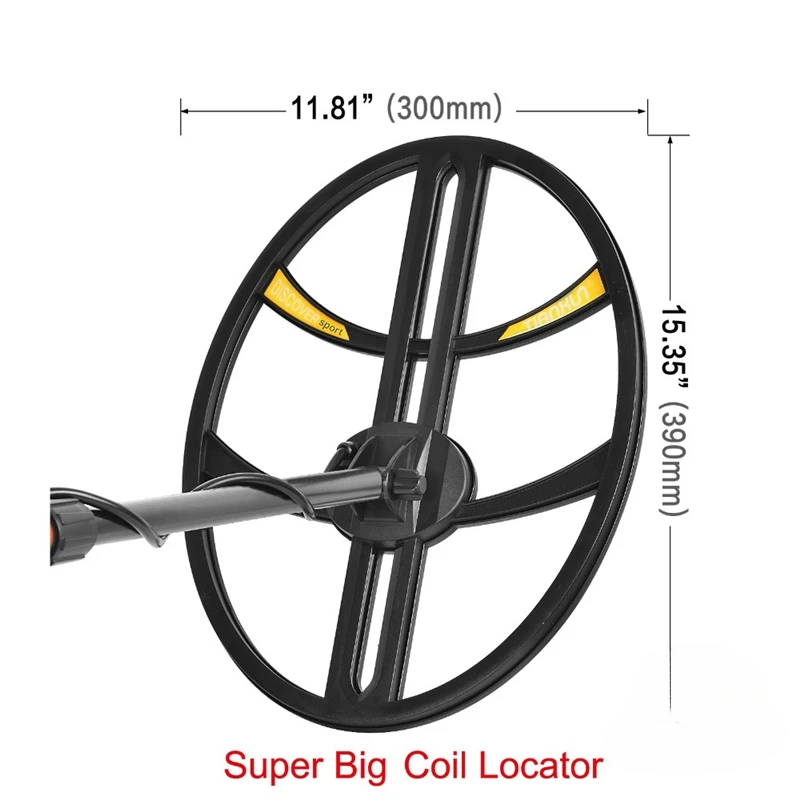 MD950  Pro 3D Underground Gold Finder Metal Detector With15" Big Search Coil