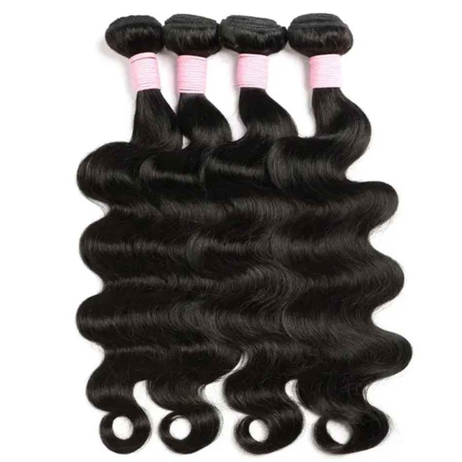 Body Wave Human Hair Bundles 1/3/4 Bundles Deal Malaysian Hair Weaves 100% Raw Wave Human Hair Extensions 8-30 inch Virgin Hair