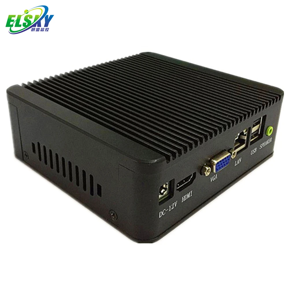 ELSKY BayTrail Celeron  Dual Core J1800 2.0GHz DDR3L  PC GPIO VGA NANO ITX Mini PC Fanless Barebone barebone pocket pc