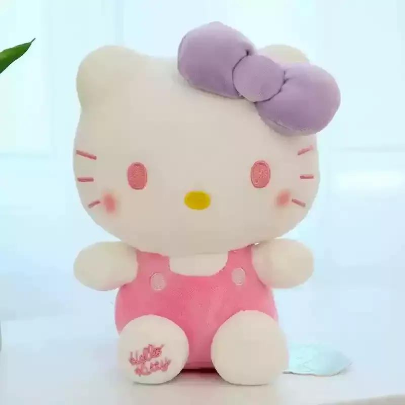 Miniso sanrio olá kitty anime brinquedos kawaii almofada sofá travesseiro decoração de casa plushie animais boneca plushie presentes de natal das crianças