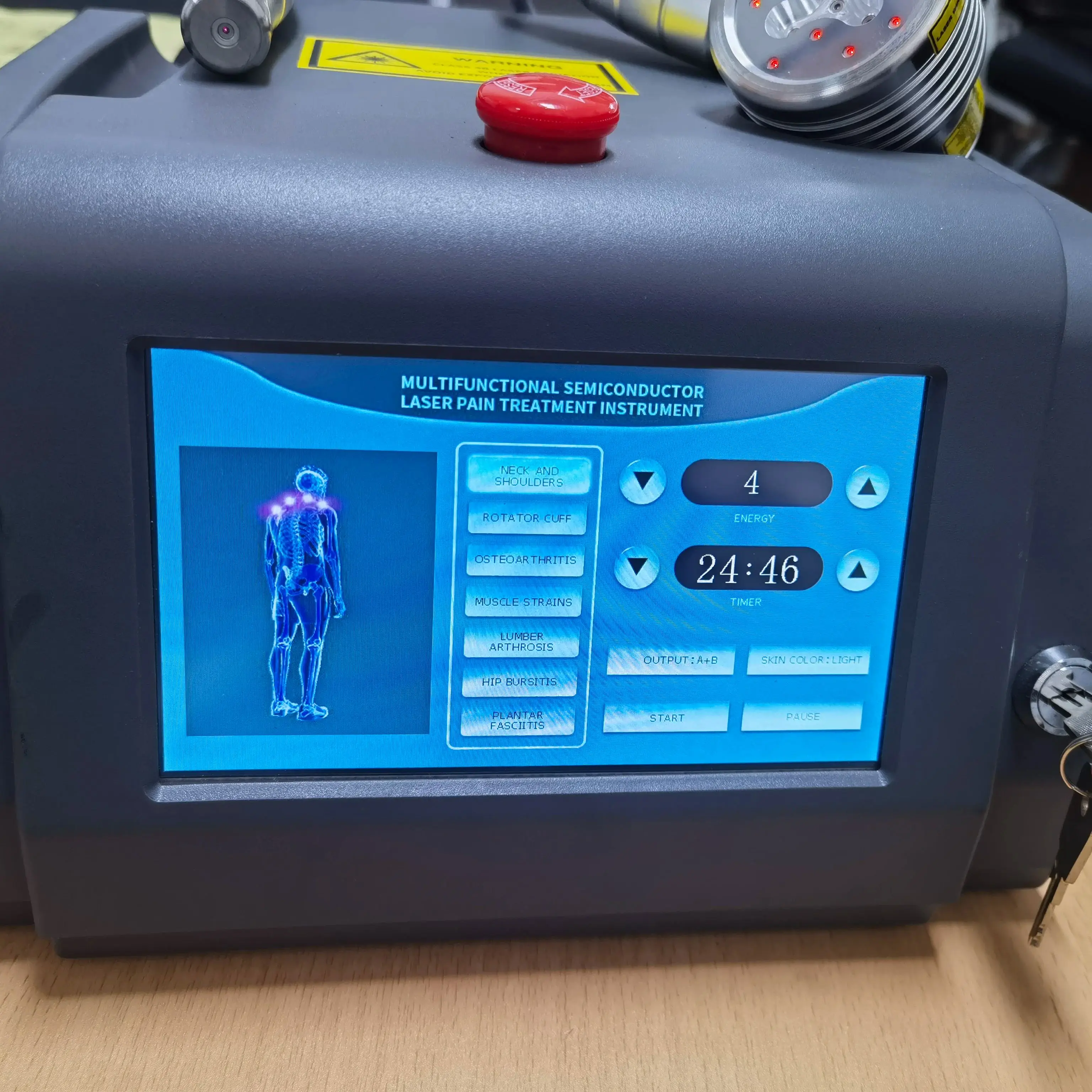 Patented Laser Acupuncture Device 1055mW Cold Laser Therapy for Home Use Pain Relief & Recovery