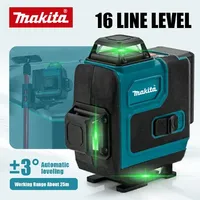 Makita 16-Line 360° Horizontal Vertical Cross Level High-Precision Green Light Laser High-Precision Wall-Mounted Portable Tools
