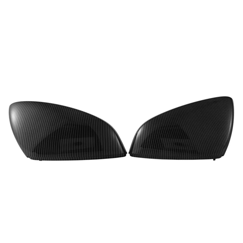 

AU63-1 Pair Mirror Covers Mirror Cover Cap Shell Carbon Fiber Replacement Car Side Door Mirror Covers For A3 8V 2021