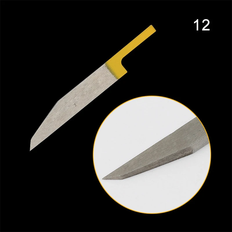 

Newest Professional 15PCS HSS Engraving Knives Triangle Graver Metal Blades Jewelry Pneumatic Carving Accessories