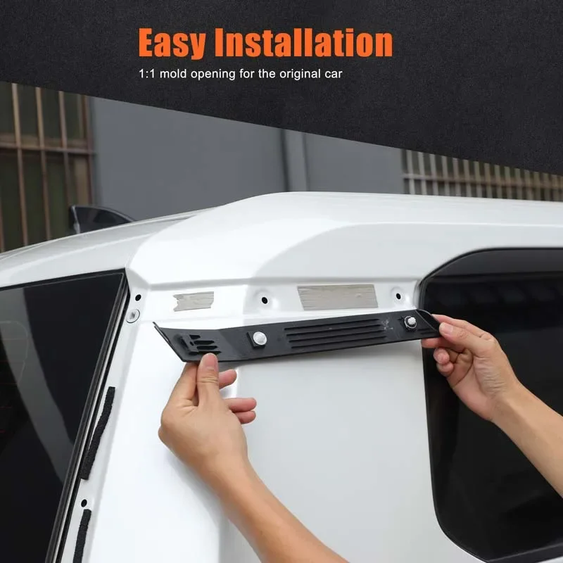 

For Toyota Land Cruiser 250 Prado LC250 2024-2025 ABS Carbon Fiber Car D Pillar Cover Decorative Car Accessories