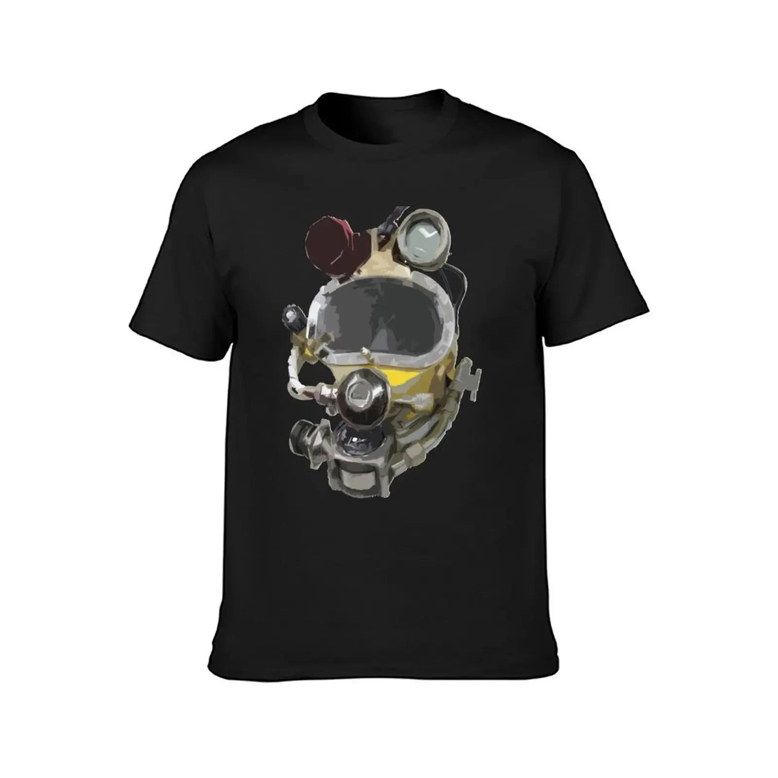 Saturation Diving Helmet T-Shirt customs korean fashion customs design your own customizeds shirts men graphic