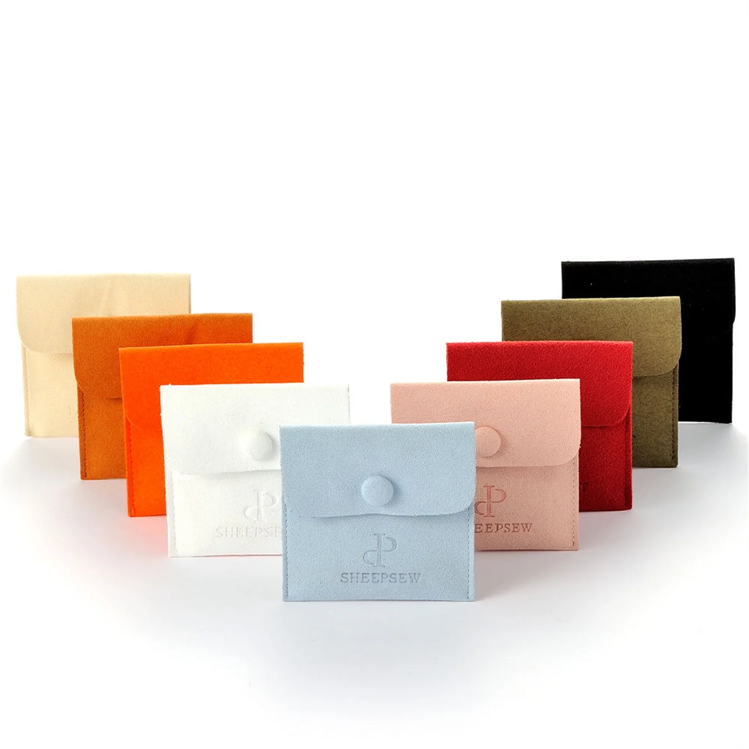 

Зеленая сумка для ювелирных изделий из микрофибры Sheepsew 20, высококачественная персонализированная мини-подарочная сумка с кольцом и индивидуальным логотипом