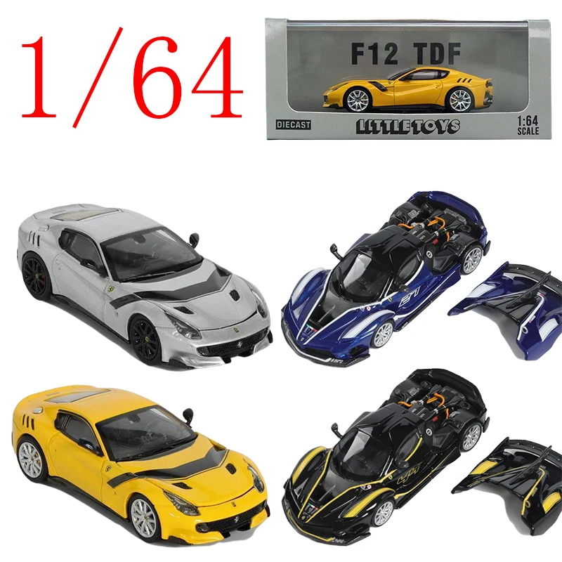 LittleToy SH Diecast 1/64 مقياس فيراري سبيكة نموذج سيارات فيراري FXX-KEVO F12TDF 812 اللعب مع الصندوق الأصلي لعبة سيارات لعبة #1