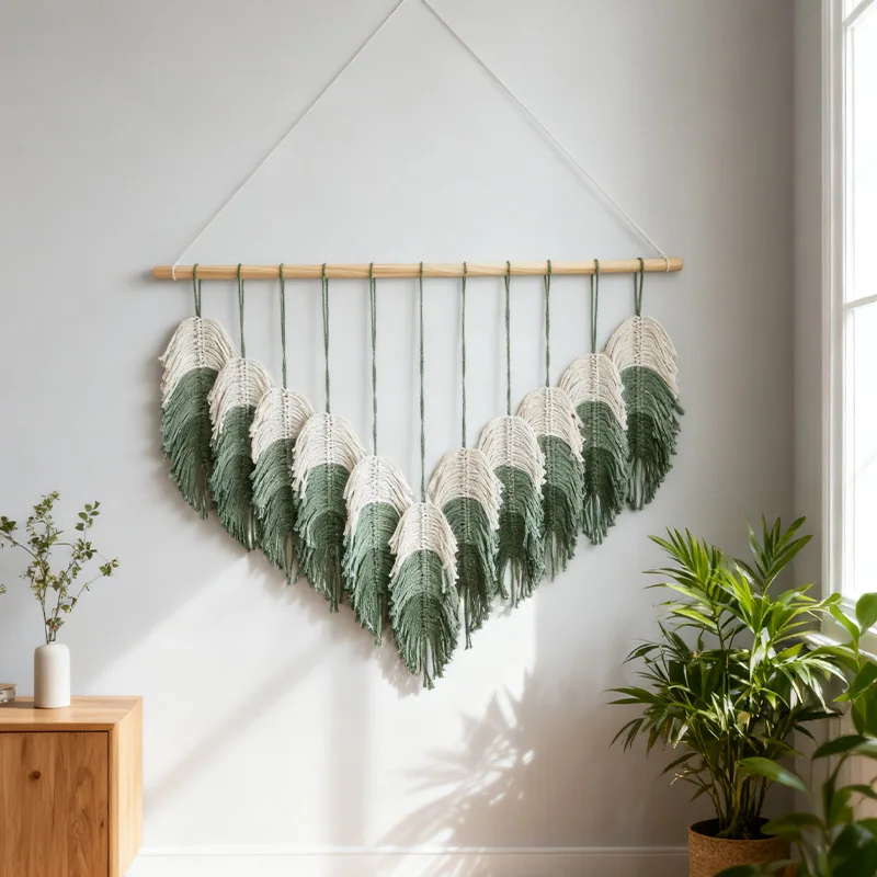 macrame-wall-hanging-decor-leaves-tapestry-woven-feather-handmade-yarn-tassels-leaf-wall-art-decorations-for-livingbedroom