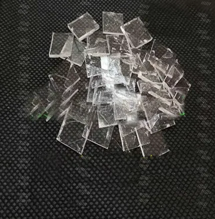 5pieces Disposable Potassium Bromide Window Piece KBR Smear Salt Sheet Wafer Crystal Pressing Sheet Infrared Spectrum