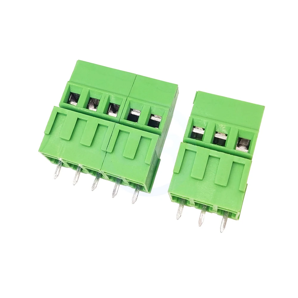 (10 pcs) KF 128H - 5.0MM 5.08MM High Level Screw PCB Terminal Block  Gram Splicing 2-3Pin KF128H - 5.0 5.08