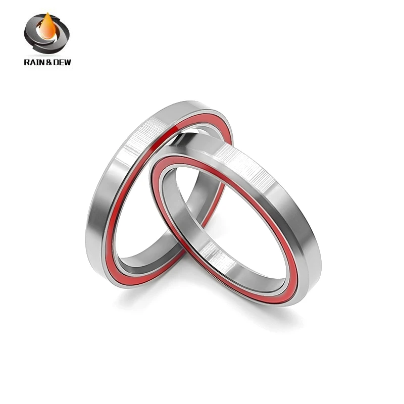 ชุดลูกปืนแฮนด์จักรยานเสือหมอบ ACB495H6.5 1 ชิ้น ขนาด 40.5*49.5*6.5 มม. 45/45 องศา ทำจากเหล็กโครเมียม แบบเรียว ชุดลูกปืน ACB สำหรับด้านบนและด้านล่าง