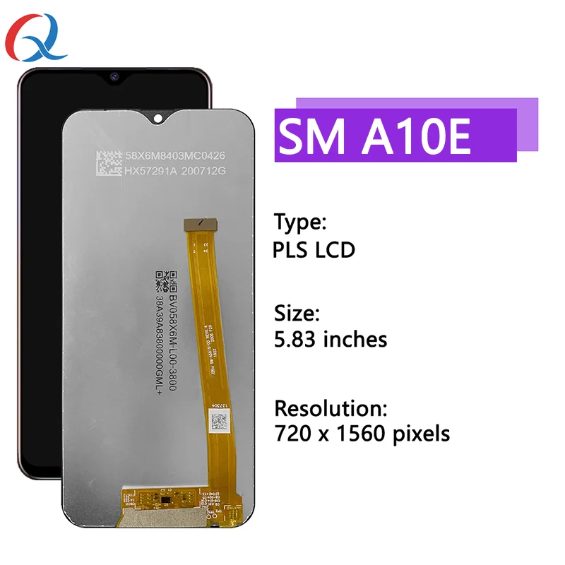 Mobile phone lcds for Samsung galaxy A10e lcd for Galaxy a102u screen replacement Pantalla for Samsung a10e display