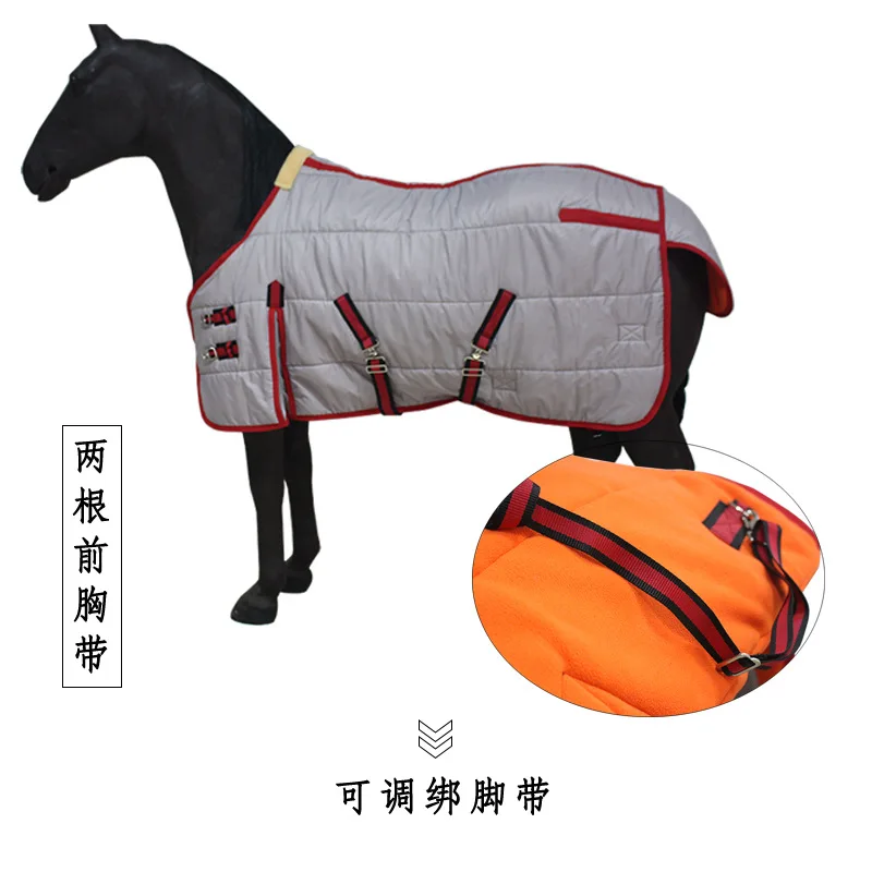 Winter Warm Waterproof Breathable Horse Coat Clamp Cotton Nylon Horse Belt