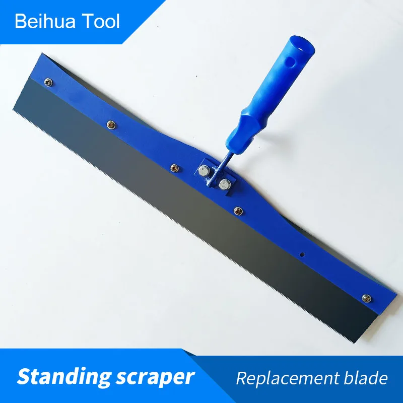 18inch 24inchSelf-leveling Cement Standing type Scraper Simple Rake Epoxy Floor Paint Scraping Rake Tooth Rake Construction Tool