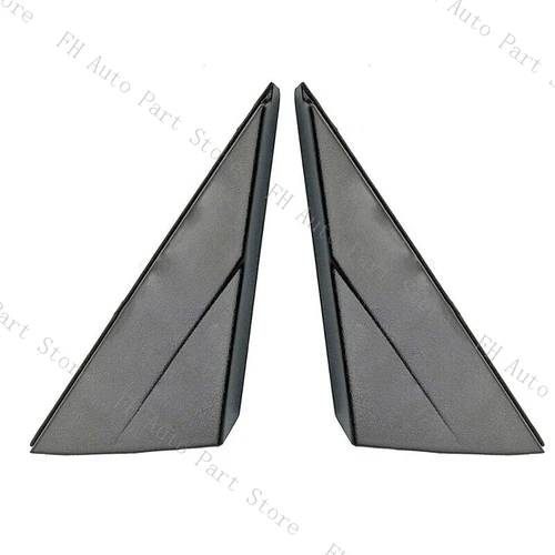 Imagen 2 del producto 2 uds para 2016-2020 Hyundai Tucson espejo retrovisor lateral esquina triángulo moldura cubierta embellecedora tapa de Panel 86180D3000 86190D3000
