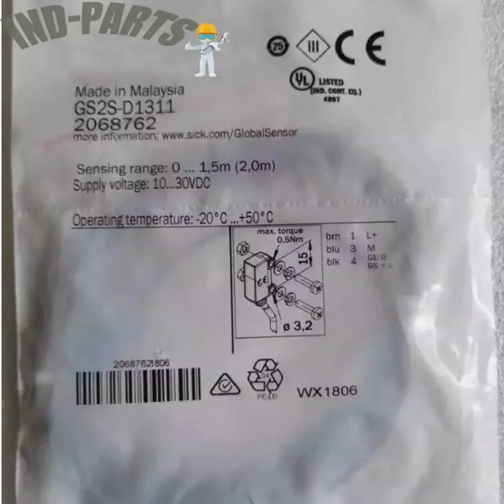 2068762   para sensor fotoeléctrico Sick GS2S-D1311