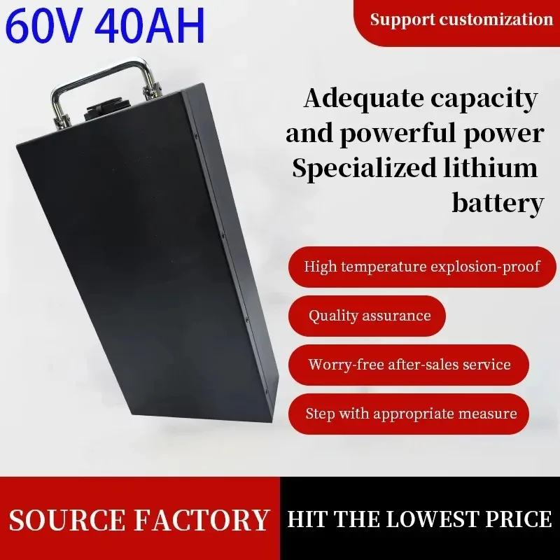 

High Quality Battery Pack Modification for Harley 60V 40Ah High-power Lithium Battery Waterproof Electric Vehicle Application