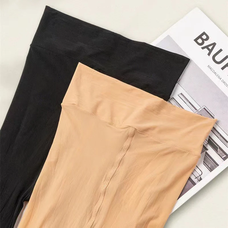 Horse Oil Tight Women Sexy High Elastic Stockings Shiny Ultra-thin Long Socks Pantyhose Anti-hook Tights Mask Steel Stockings