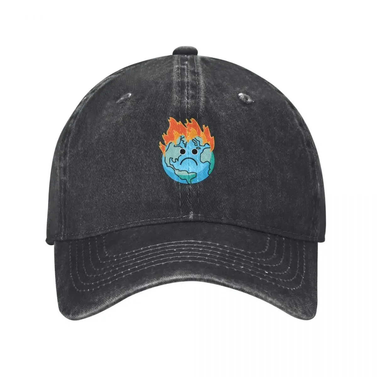 Climate Change Earth is on fire greta thunberg Baseball Cap Cosplay sun hat Luxury Hat Mens Tennis Women's