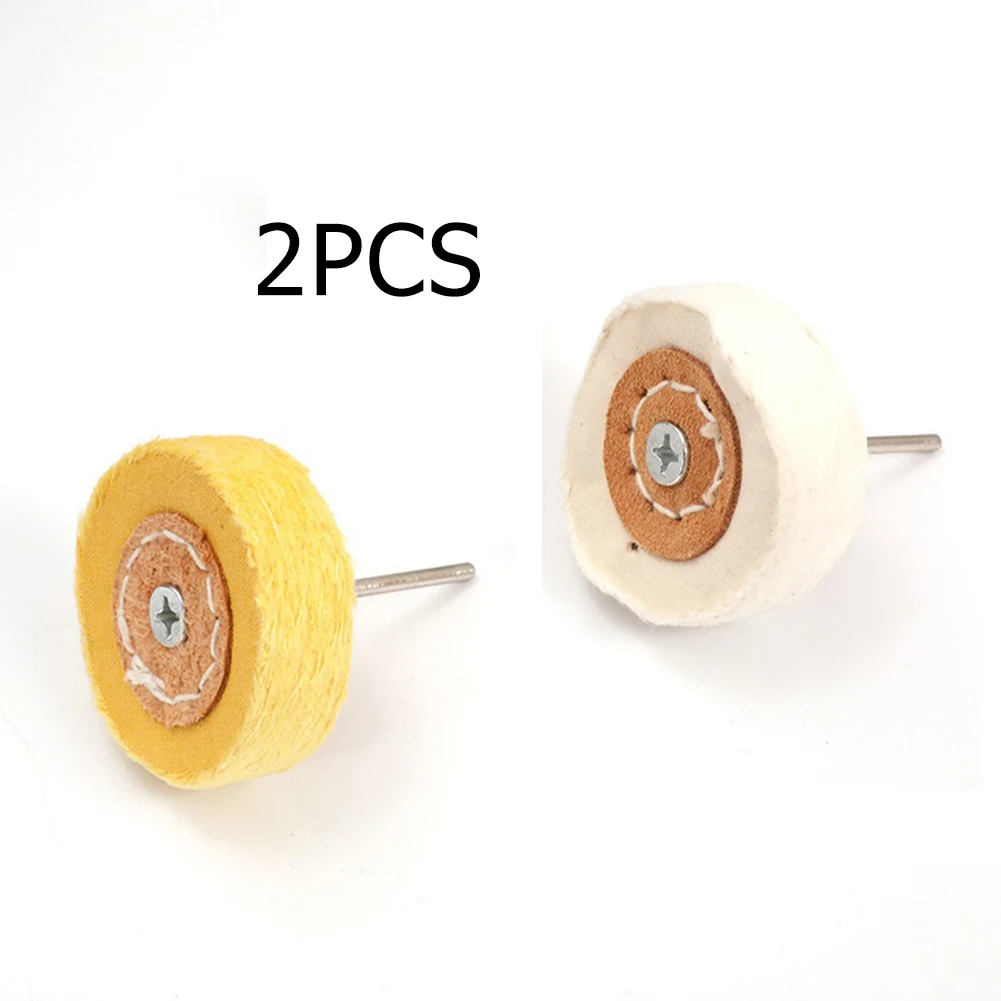 Repalcement 2020 High Quality New Buffing Attachment Grinder Shank Brush Head Polish Cloth Wheel 2pcs For Dremell
