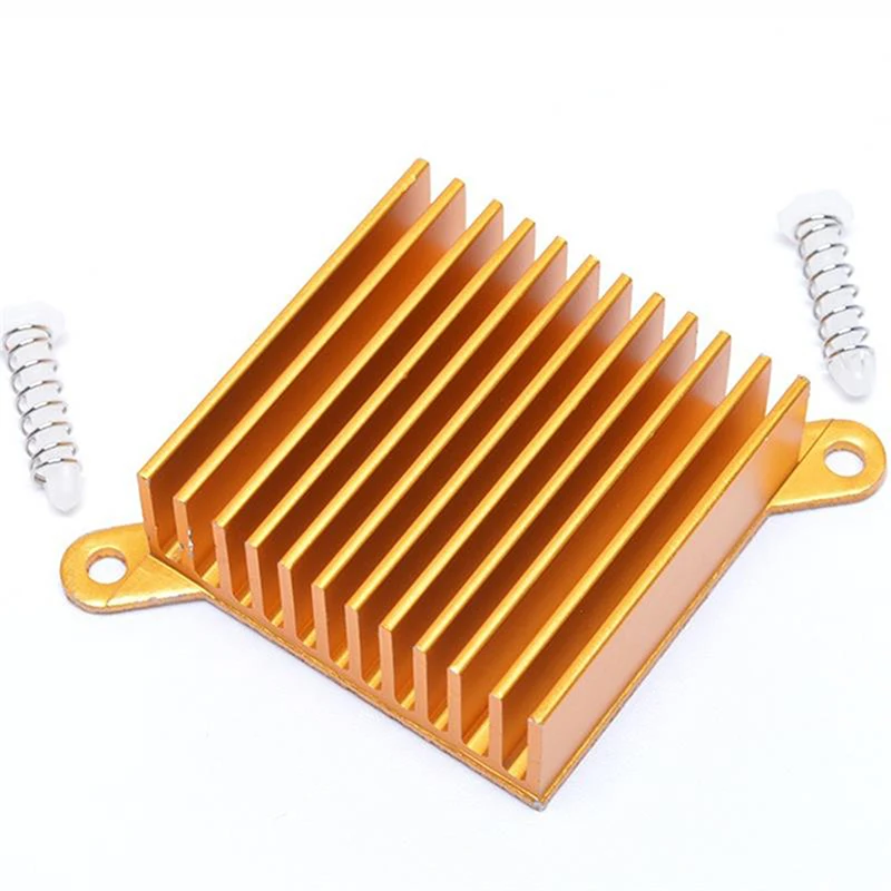 1Pc Aluminum Profile Heatsink 37*37*14MM Ear Radiator Cooling Pad South North Bridge Chipset Radiator Chip Motherboard Heat Sink