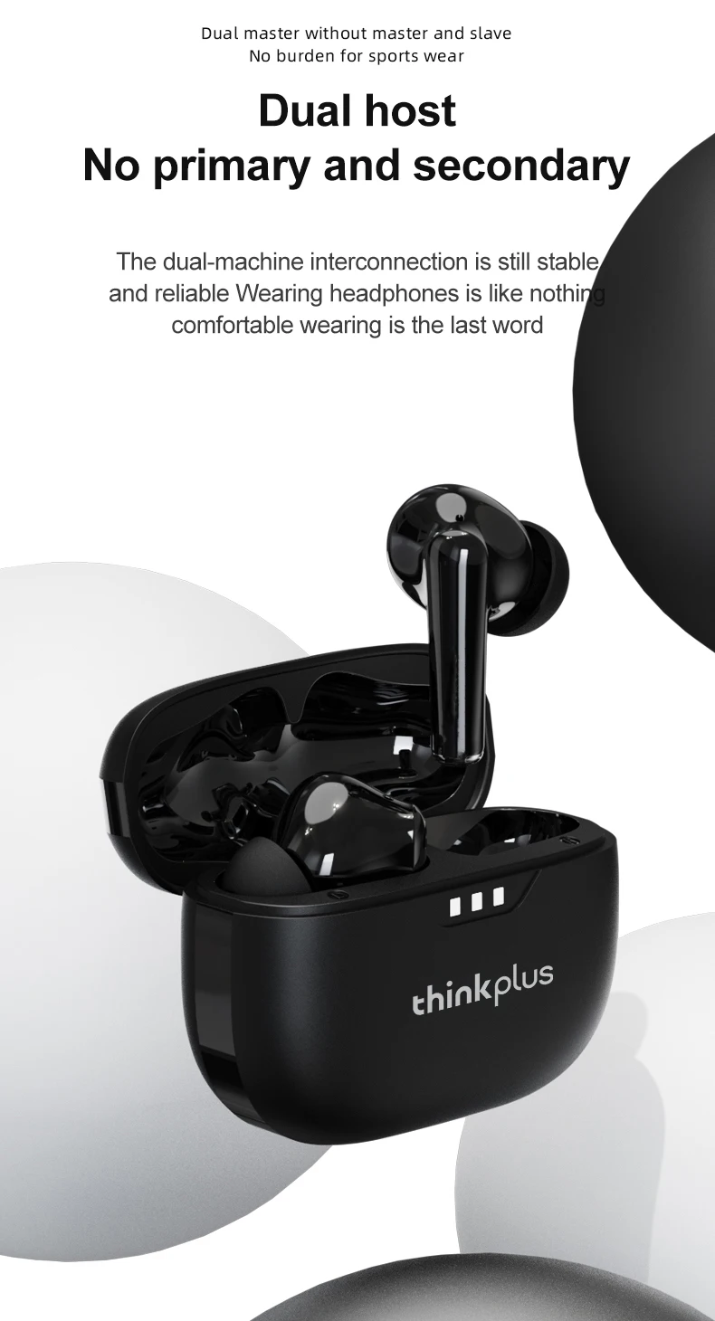 Original Lenovo LP3 Pro Earphones Wireless Bluetooth 5.3 Headphones Lp3pro HIFI Sound Noise Reduction Low Latency Sports Earbuds