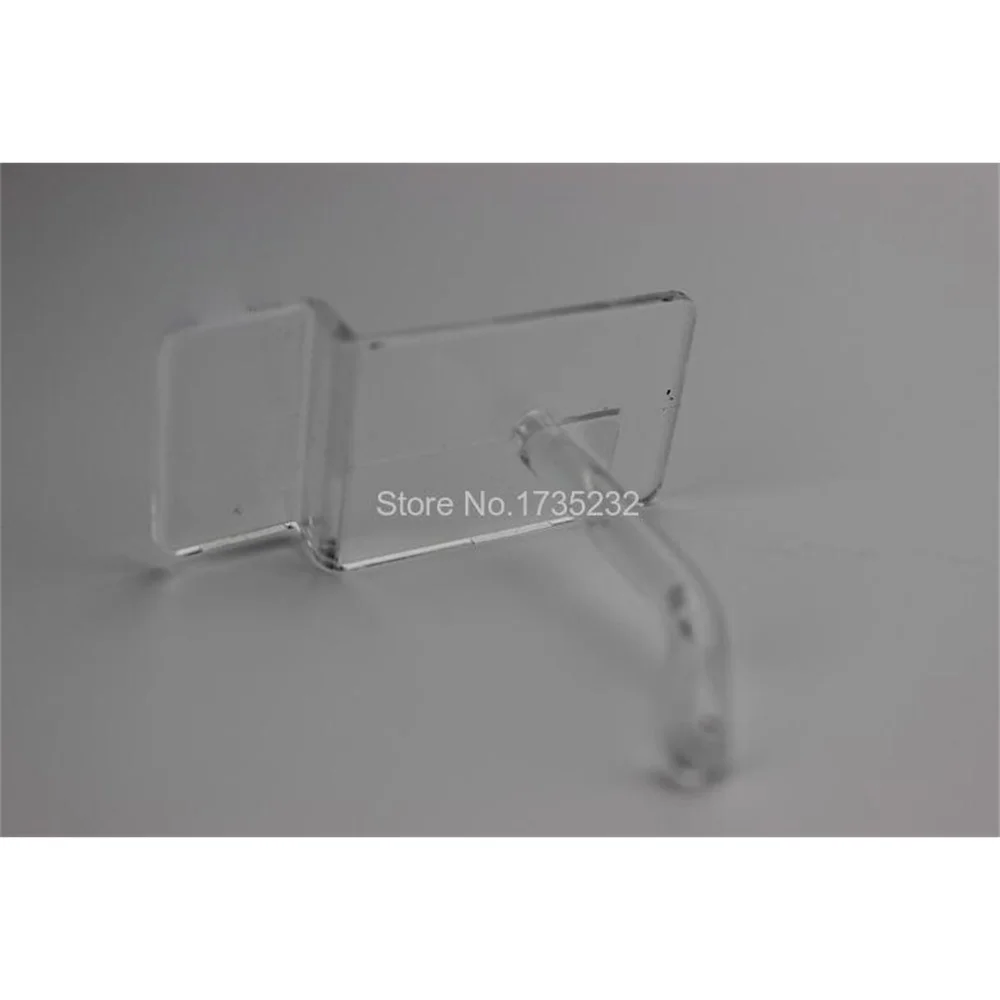 Shelf Plastic Hook Trough Slot Plate Board Hanging Hook L15cm Storage Commodity Display Rack Shelf Hanger 5cm 10cm