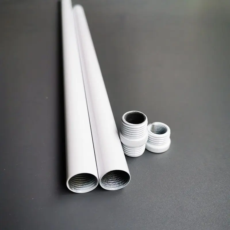 2PCS Diameter 16mm Inner Tooth Straight Tube Two Ends with Inner Tooth For Floor/Chandelier Lamp Middle Tube Extension Rod