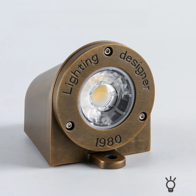 Retro ferradura led lâmpada de parede ao ar livre/interno sinal logotipo holofotes de alumínio fundido villa café bar entrada porta número luz