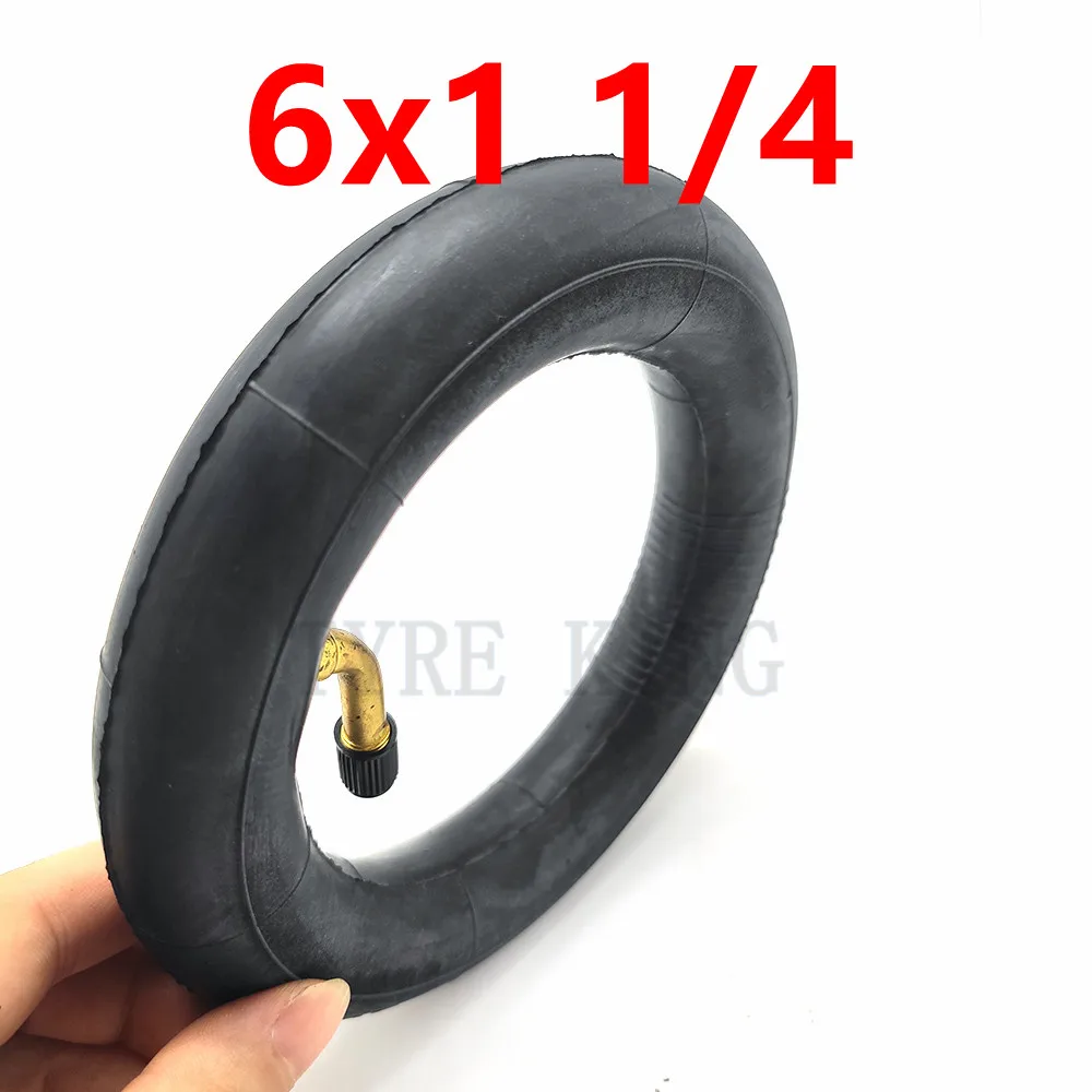 High Quality 6x1 1/4 Inner Tube /tire 6*1 1/4 Inner Camera for Small Surf Electric Scooter Motorcycle A-Folding Bike Parts