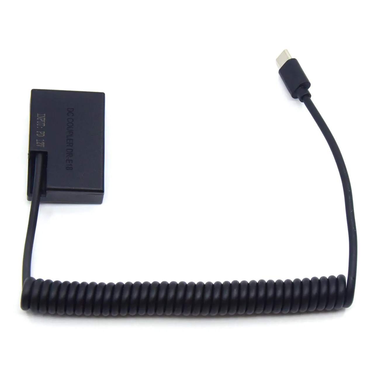 PD USB Type C Adapter Cable to ACK-E18 DR-E18 DC Coupler LP-E17 Dummy Battery For Canon EOS 250D 750D 760D 850D Kiss X9i X10 X8i