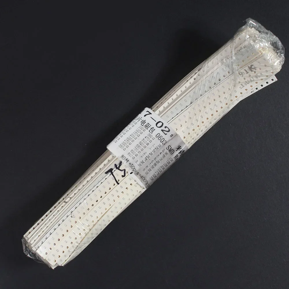 抵抗器セット 0603 SMD 抵抗器詰め合わせキット 10R 〜 910K / 0R 〜 1M オーム 5% 抵抗サンプルキット 4000 個/7300 個