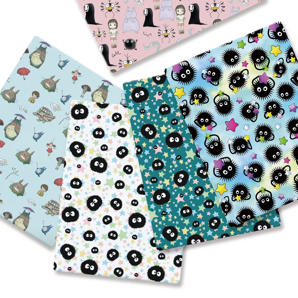 Cartoon Fabric Hot DIY140*50cm Handmade Sewing Patchwork Quilting Baby Dress Home Sheet Printed Fabric Fabric Sewing Kids Fabri