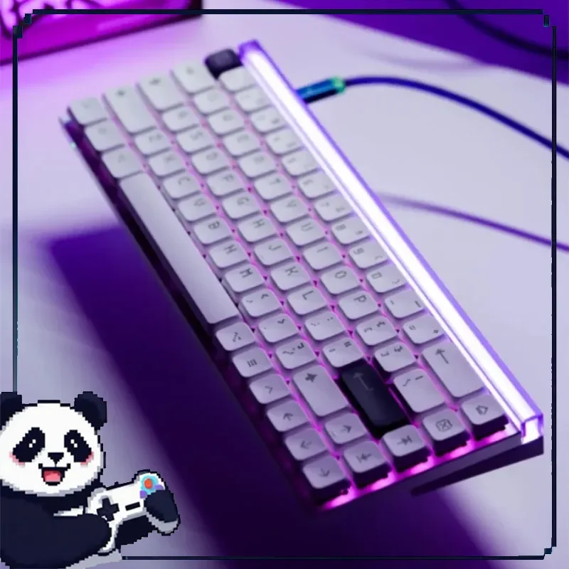 Melgeek MADE68 AIR Gaming Keyboard Low Profile Magnetic Switch Rt0.01mm PBT PC Laptop Office FPS Gamer Accessories Keyboard Gift