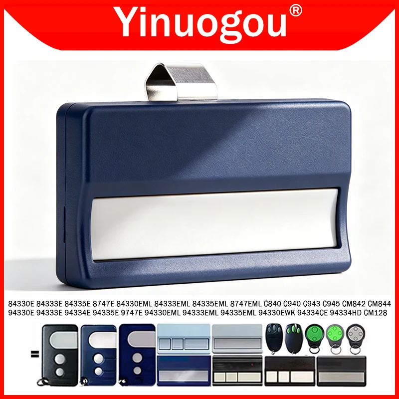84330E 84333E 84335E 84330EML 84333EML 84335EML 94335E 94330E ​94335EML 94330EML Garage Door Remote Control 433.92MHz