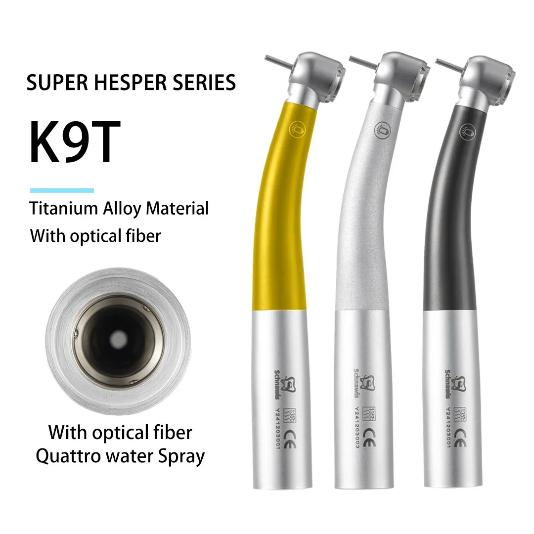 Dental Titanium Alloy Handpiece Fiber Torque Head Air Turbine High Speed Ceramic Bearing for KaVo 2/4/6 Hole Dentist Tool