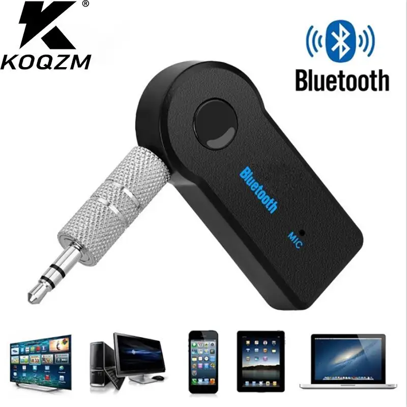 2 in 1 Wireless Bluetooth 5.0 Receiver Transmitter Adapter 3.5mm Jack For Car Music Audio Aux A2dp Headphone Reciever Handsfree