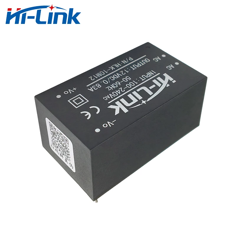 Free Shipping 60pcs/Lot HLK-10M12 220v to 12V 10W AC DC Smart Home High Efficiency Switching Power Supply Module HLK-10M09