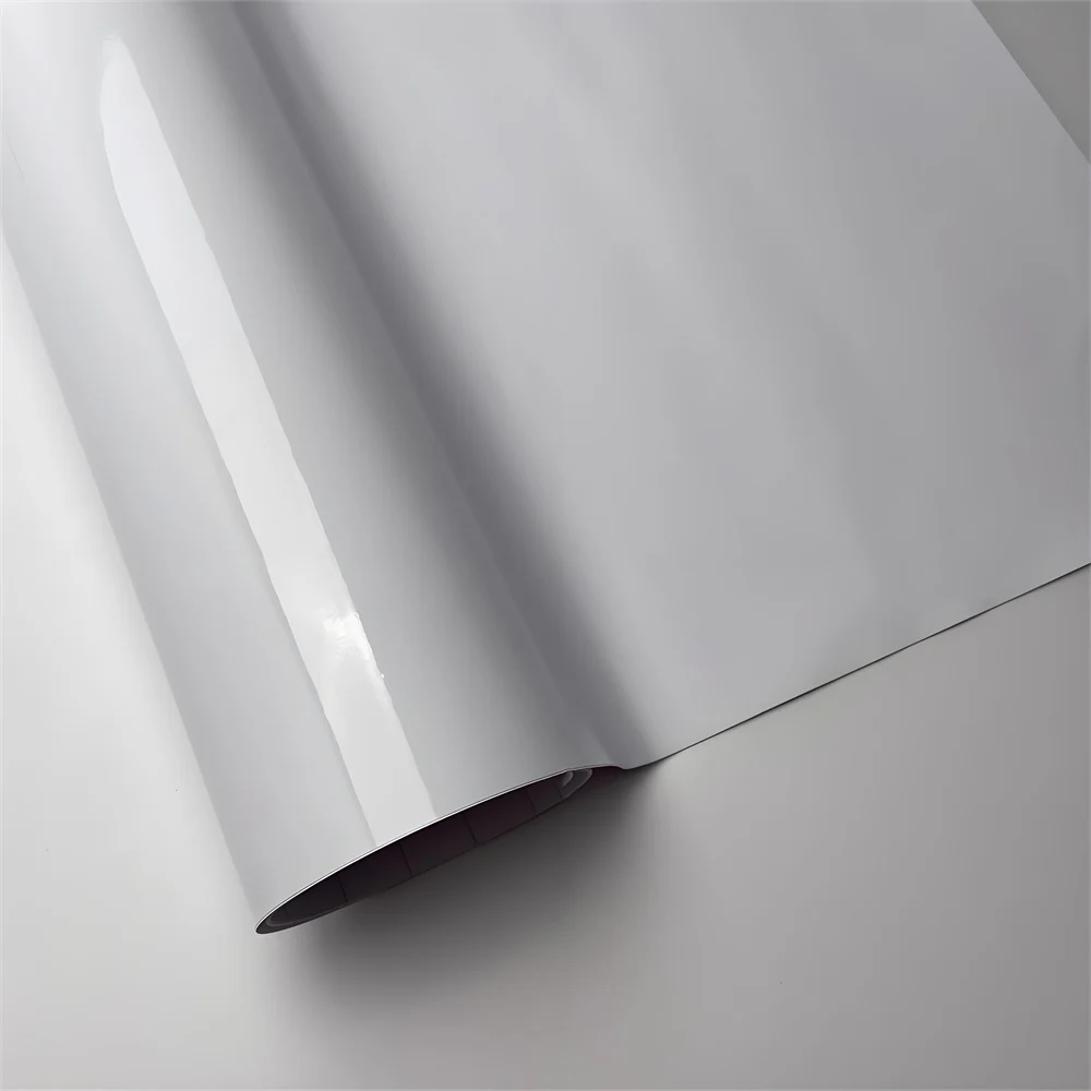 

Air Free Glossy Car Tuning Accessories Bright Shiny White Automotive Self Adhesive Vinyl Sticke Adhesive Vinyl Paper for Car