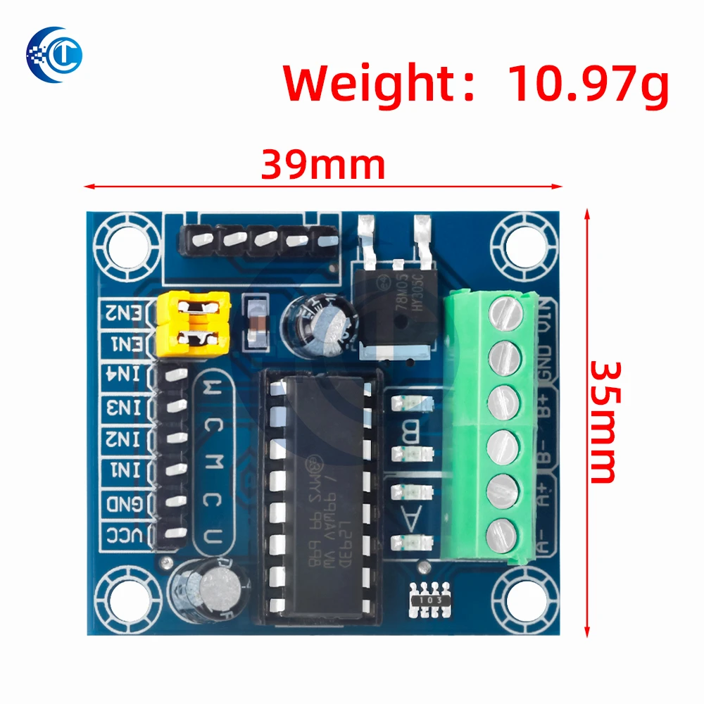 Mini 4-Channel Motor Drive Shield Expansion Board L293D Module High Voltage Current Module For Arduino UNO MEGA 2560