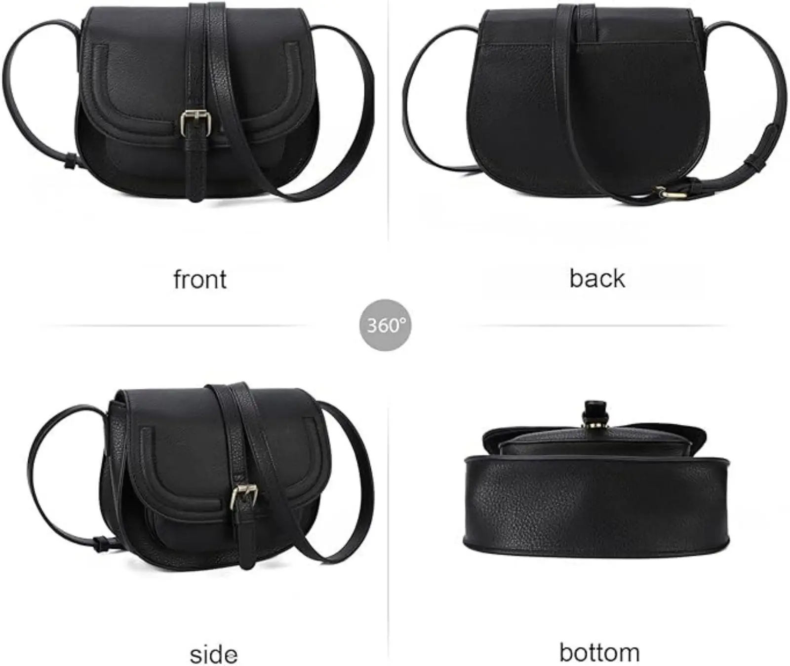Nowe damskie torebki ze skóry Pu damskie wielofunkcyjne torby na ramię o dużej pojemności modne torby typu Crossbody dla pań torebka na telefon — zdjęcie 5