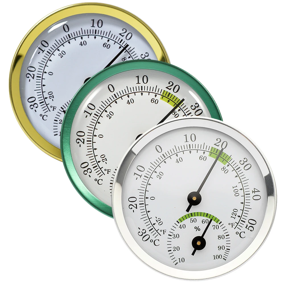 

3pcs Durable Hygrometer Indoor Outdoor Thermometer Decorative Temperature Humidity Gauge Wall Mountable Digital Sensor For Home