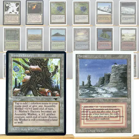 Revised Unlimited MIX2/002 Tcg Proxy Unlimited Revised Cards Home Play Dual Lands Scrubland Underground Tundra Tropical Island