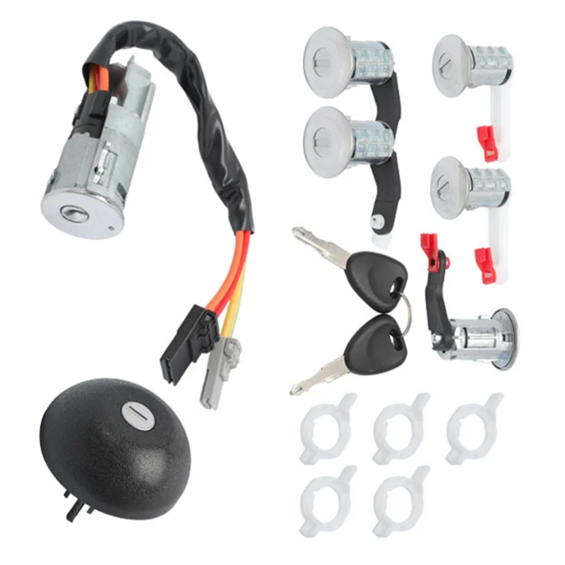 

Ignition Switch Lock Core Assembly 7701471591 Car Ignition Steering Switch Barrel Lock Forrenault Opel 7701475696