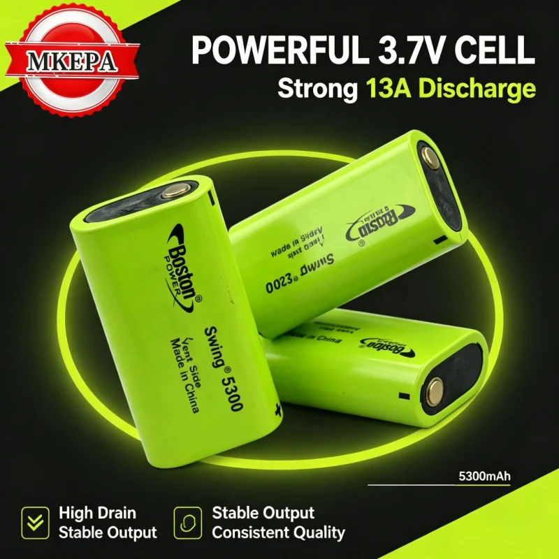 3.7V 5300mAh Low Temperature Resistant Lithium Battery Cell 13A Discharge Current New Original