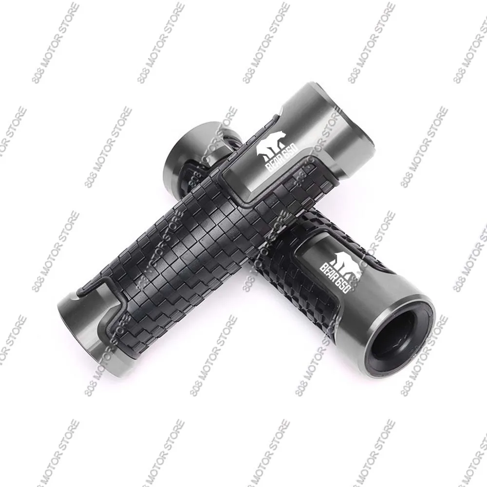 For Bear 650 bear 650 Motorcycle CNC Handlebar Grips Anti-Slip Handle Bar