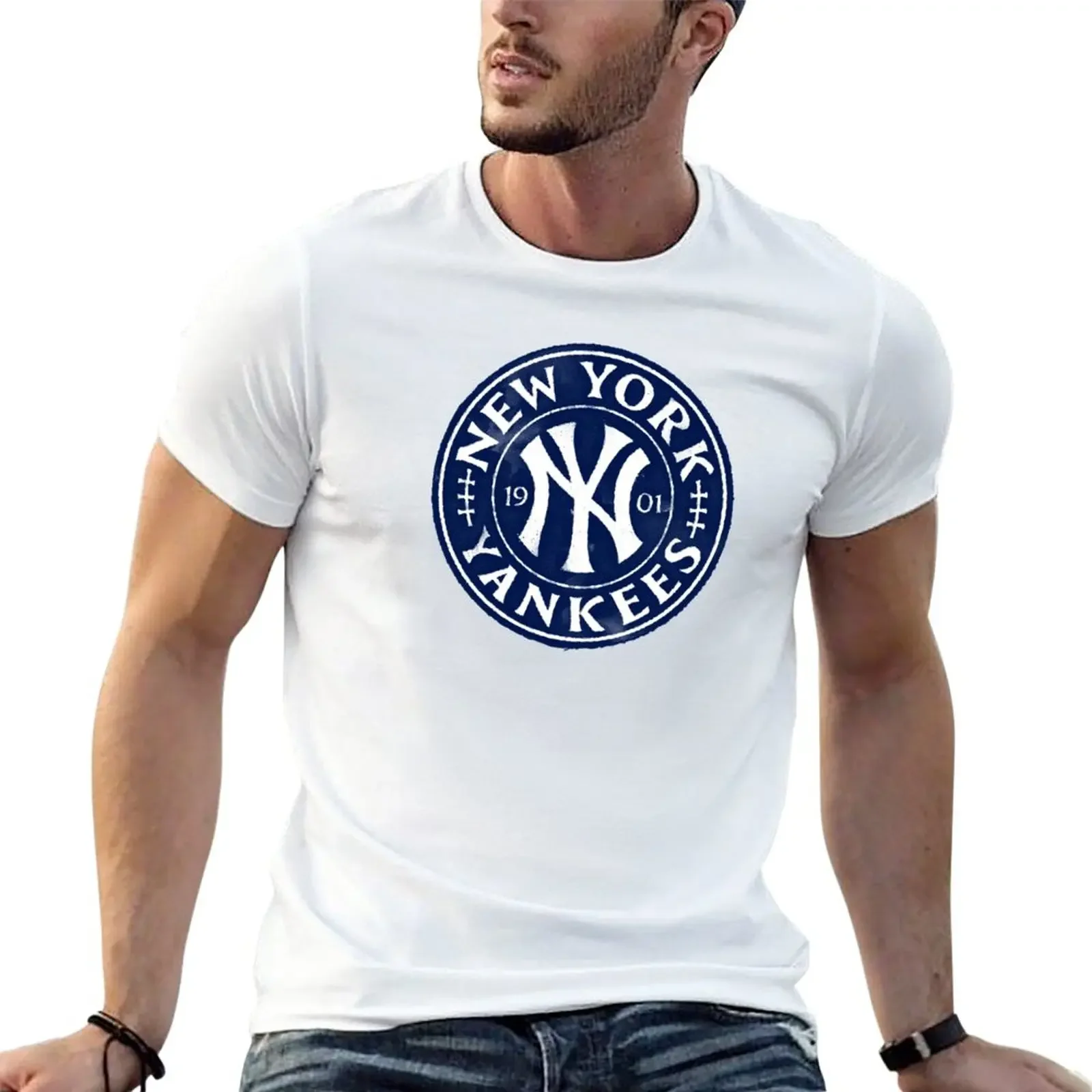 Reimagined Baseball Badge T-Shirt hippie clothes animal prinfor boys vintage workout shirts for men