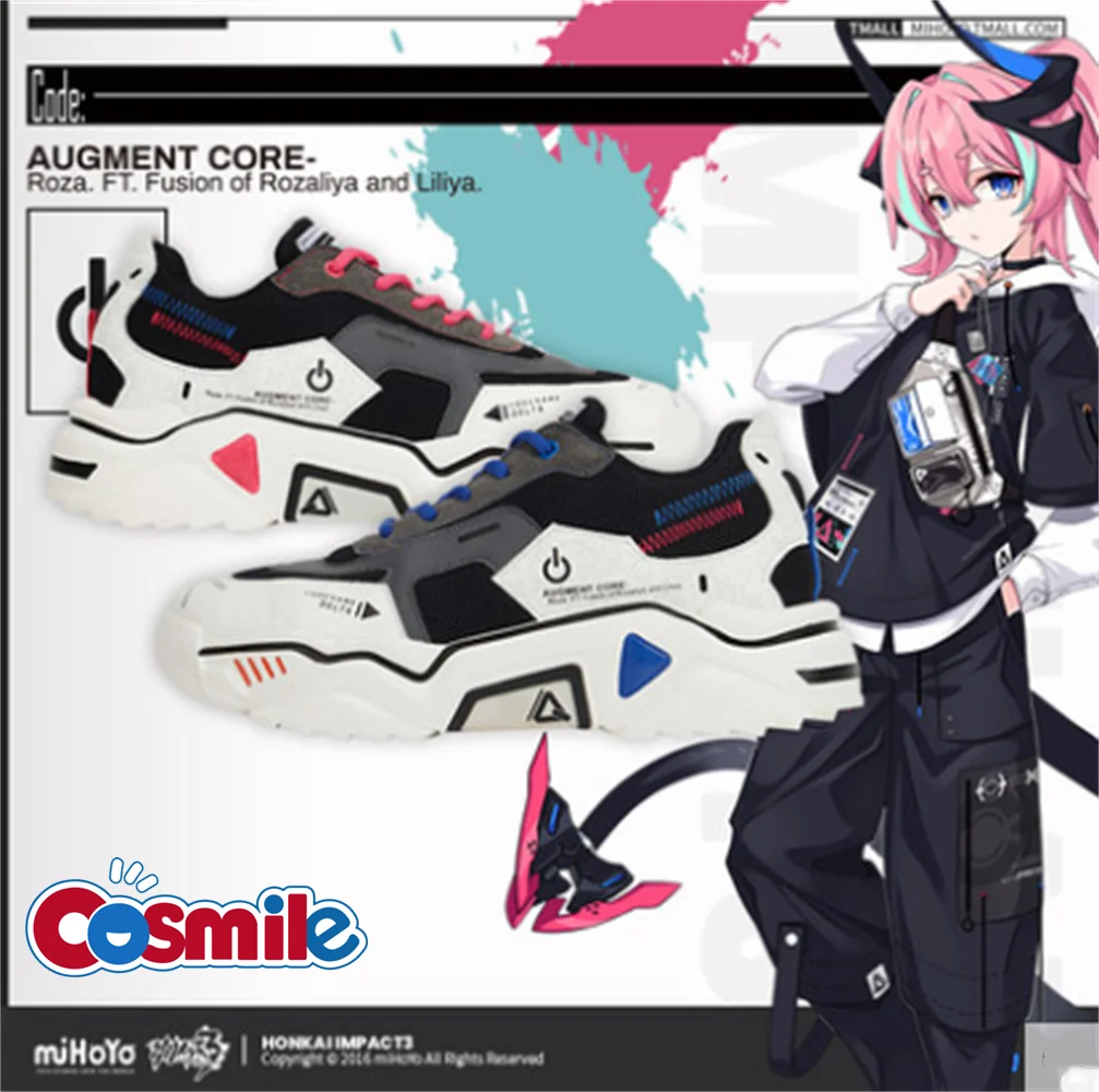 

Cosmile miHoYo Honkai Impact 3 Fu Hua Yae Sakura Rita Official Frenzy Blues Sports Shoes Women Men Daily Props Cosplay Gift C